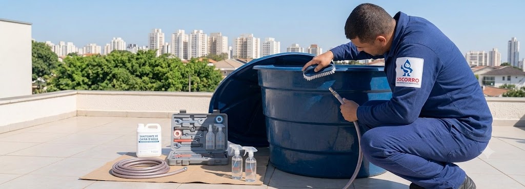 Limpeza de Caixa D'água em Tubarão